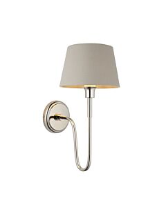 Endon Lighting - Rouen - 103367 - Nickel Grey Wall Light