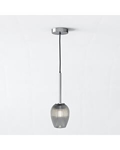 Astro Lighting - Tacoma - 5036008 & 1429026 - Chrome Clear Smoked Glass IP44 Ceiling Pendant Light