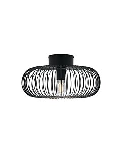 Nordlux - Beroni - 2412336003 - Black Flush Ceiling Light