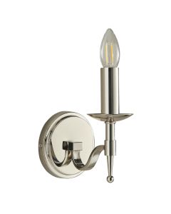 Interiors 1900 - Stanford - CA1W1N - Nickel Wall Light