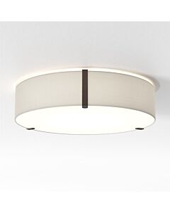 Astro Lighting - Salina - 1463004 - Black Putty 3 Light Flush Ceiling Light