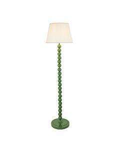 Endon Lighting - Higgledy & Ivy 40cm - 114646 - Green Vintage White Floor Lamp