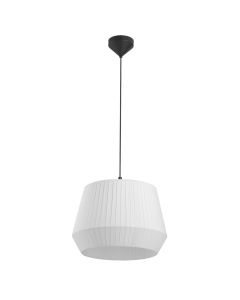 Nordlux - Dicte 40 - 2112353001 - Black White Pleated Ceiling Pendant Light