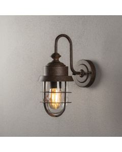 Konstsmide - Cerignola - 7351-970 - Rustic Brown IP44 Outdoor Wall Light