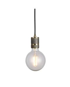 Endon Lighting - Urban - 76587 - Antique Brass Ceiling Pendant Light