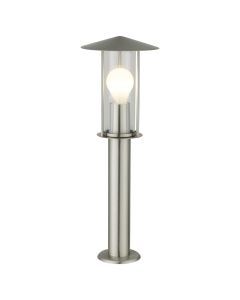 Treviso - Brushed Stainless Steel Outdoor Post Light