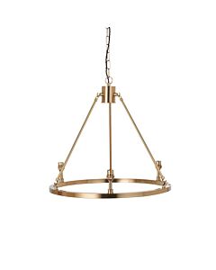 Endon Lighting - Chester - 111203 - Aged Brass 3 Light Ceiling Pendant Light