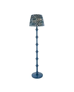 Endon Lighting - Carnaby & Ikat 35cm - 116153 - Blue Floor Lamp