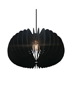 Nordlux - Hazo - 2512073003 - Black Wood Ceiling Pendant Light