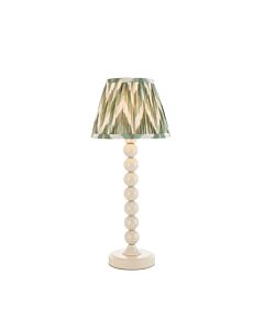 Endon Lighting - Higgledy & Zigzag 20cm - 116225 - White Green Table Lamp With Shade