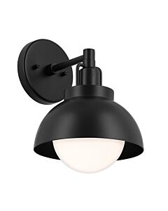 Kichler Lighting - Niva - KL-NIVA-1W-1P-BK - Black Frosted Glass Ceiling Pendant Light