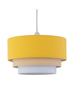 Gabi - Ochre Ombre Linen 3 Tier Ceiling Light Shade