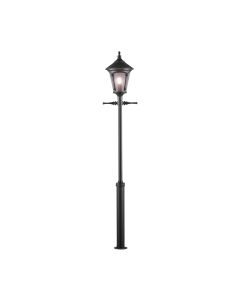 Konstsmide - Virgo - 583-750 - Black Outdoor Lamp Post