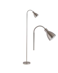 Satin Nickel Flexi Reading Light