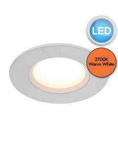 Nordlux - Dorado 1-Kit Dim - 49430101 - LED White IP65 Bathroom Recessed Ceiling Downlight