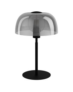 Eglo Lighting - Solo 2 - 900141 - Black Clear Glass Table Lamp