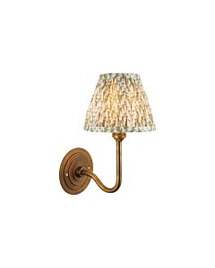 Endon Lighting - Halo - 115463 - Antique Brass Green Wall Light