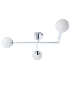 Carmelo - Polished Chrome Bathroom Ceiling Light