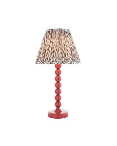 Endon Lighting - Higgledy & Leaf 25cm - 114728 - Pink Grey Table Lamp With Shade