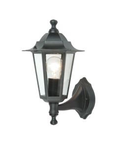 Lutec - Corniche - 5112102012 - Black Clear Glass IP44 Outdoor Wall Light