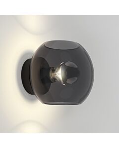 Astro Lighting - Luna - 1489005 - Black Smoked Glass Wall Washer Light