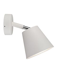 Nordlux - IP - 78531001 - White Frosted Glass IP44 Bathroom Wall Spotlight