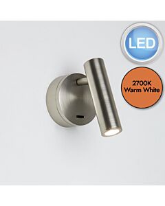 Astro Lighting - Enna - 1058013 - LED Nickel Reading Wall Light