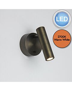 Astro Lighting - Enna - 1058084 - LED Bronze Reading Wall Light