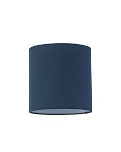 Navy Blue Textured Cotton 17cm Table Lamp Shade