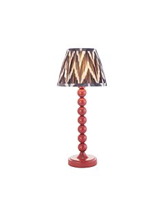 Endon Lighting - Higgledy & Zigzag 20cm - 116278 - Pink Grey Table Lamp With Shade