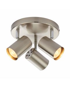 Saxby Lighting - Arezzo - 73688 - Chrome 3 Light Ceiling Spotlight