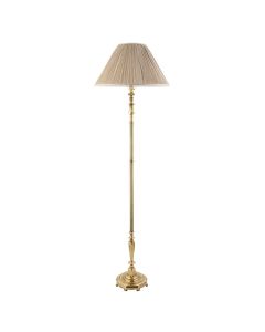 Interiors 1900 - Asquith - 63791 - Solid Brass Beige Floor Lamp