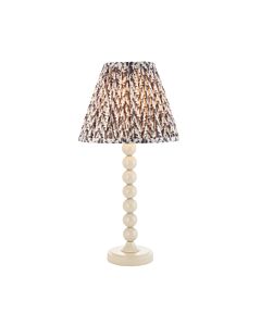 Endon Lighting - Higgledy & Leaf 25cm - 114681 - White Grey Table Lamp With Shade