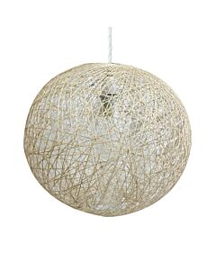 Abaca - Natural 14" Globe Ceiling Light Shade