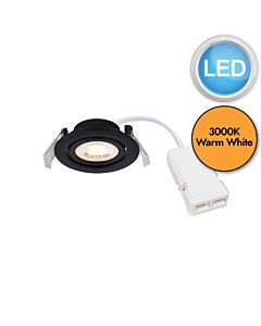 Nordlux - Monolo - 2510300103 - LED Black Recessed Ceiling Downlight