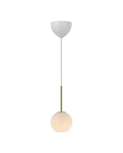 Nordlux - Franca 13 - 2312523035 - White Brass Opal Glass Ceiling Pendant Light