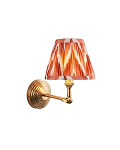 Endon Lighting - Obelisk Wing & Zigzag 16cm - 115713 - Aged Brass Orange Wall Light