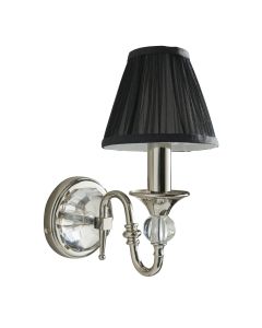 Interiors 1900 - Polina - 63597 - Nickel Black Wall Light