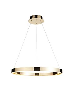 Endon Lighting - Gen - 110957 - LED French Gold Frosted Ceiling Pendant Light