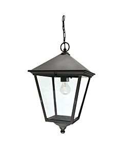 Norlys Lighting - Turin Grande - TG8-BLACK - Black Clear IP54 Outdoor Ceiling Pendant Light