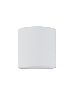 White Textured Cotton 17cm Table Lamp Shade