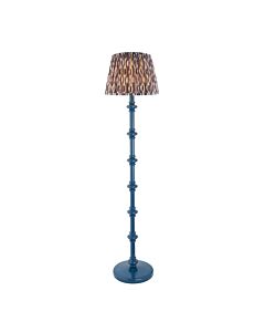 Endon Lighting - Carnaby & Ikat 35cm - 116152 - Blue Grey Floor Lamp