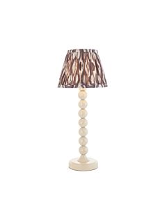 Endon Lighting - Higgledy & Ikat 20cm - 116227 - White Grey Table Lamp With Shade