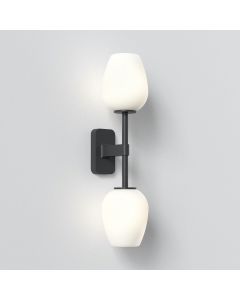 Astro Lighting - Tacoma Twin 1429005 - IP44 Matt Black Wall Light Excluding Shade