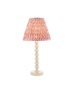 Endon Lighting - Higgledy & Ripple 25cm - 114686 - White Pink Table Lamp With Shade