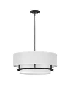 Hinkley Lighting - Graham - HK-GRAHAM-L-BK - Black 4 Light Flush Ceiling Light