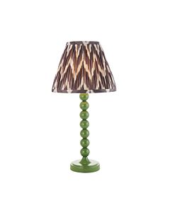 Endon Lighting - Higgledy & Zigzag 25cm - 114699 - Green Grey Table Lamp With Shade