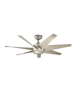 Kichler Lighting - Lehr Ii - KLF-LEHR2-54-AS - Silver IP44 Ceiling Fan