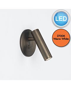 Astro Lighting - Enna - 1058088 - LED Bronze Reading Wall Light