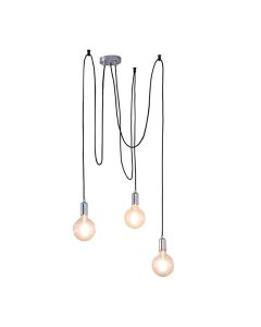 Endon Lighting - Studio - 76576 - Chrome 3 Light Ceiling Pendant Light